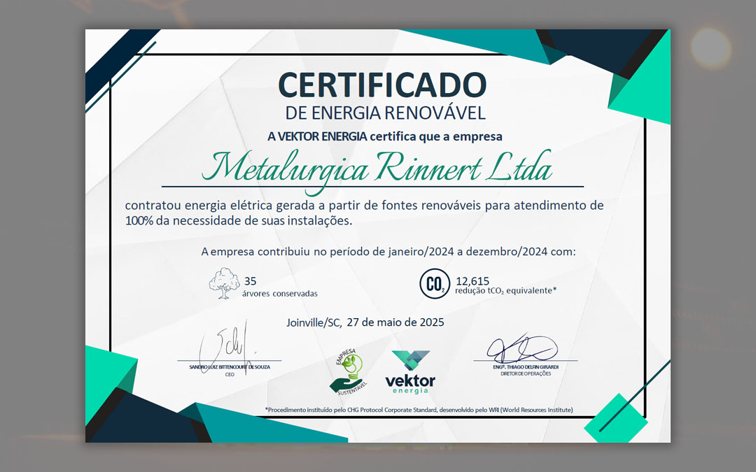 Certificado de Energia Renovável: compromisso com um futuro mais sustentável
